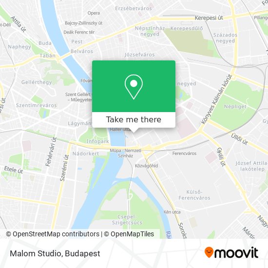 Malom Studio map