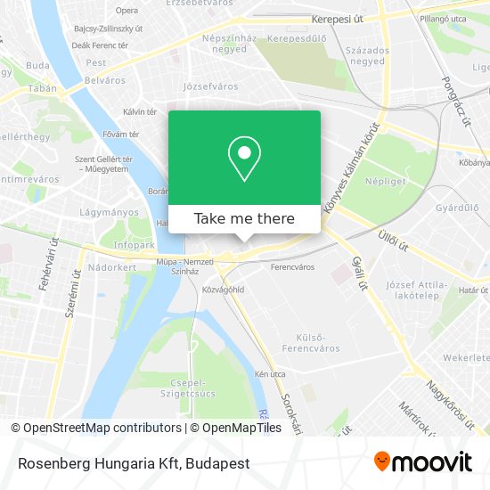 Rosenberg Hungaria Kft map
