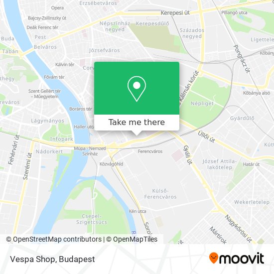 Vespa Shop map