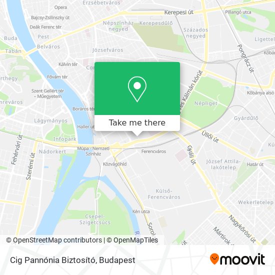 Cig Pannónia Biztosító map