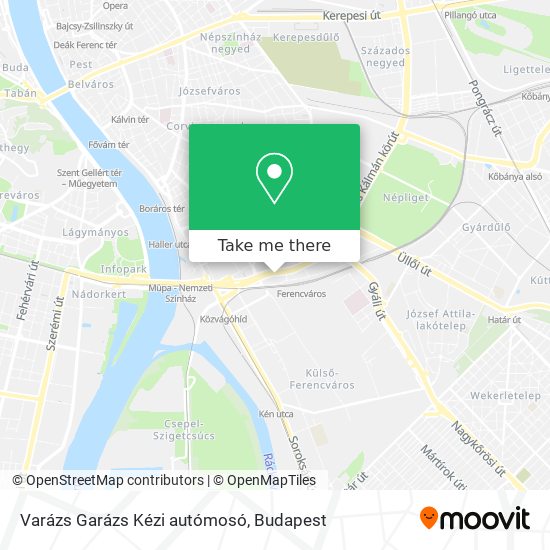 Varázs Garázs Kézi autómosó map