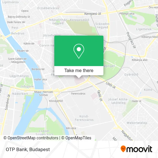 OTP Bank map