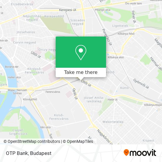 OTP Bank map