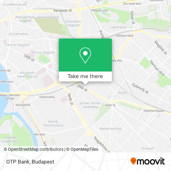 OTP Bank map