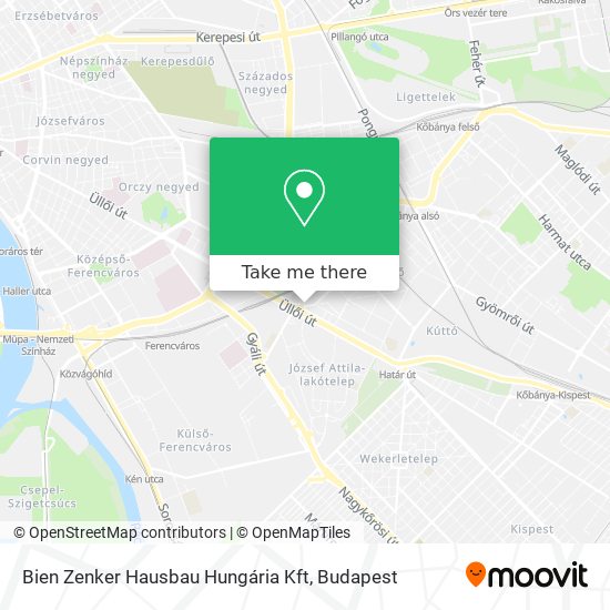 Bien Zenker Hausbau Hungária Kft map