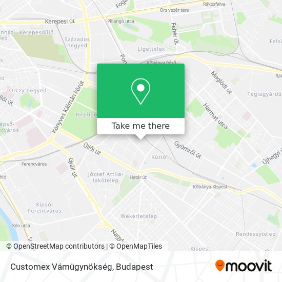 Customex Vámügynökség map