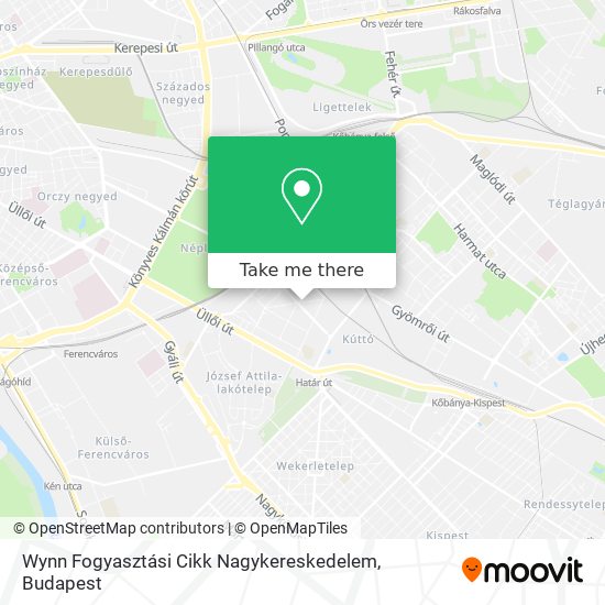 Wynn Fogyasztási Cikk Nagykereskedelem map