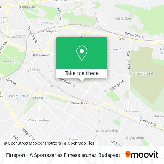 Fittsport - A Sportszer és Fitness áruház map