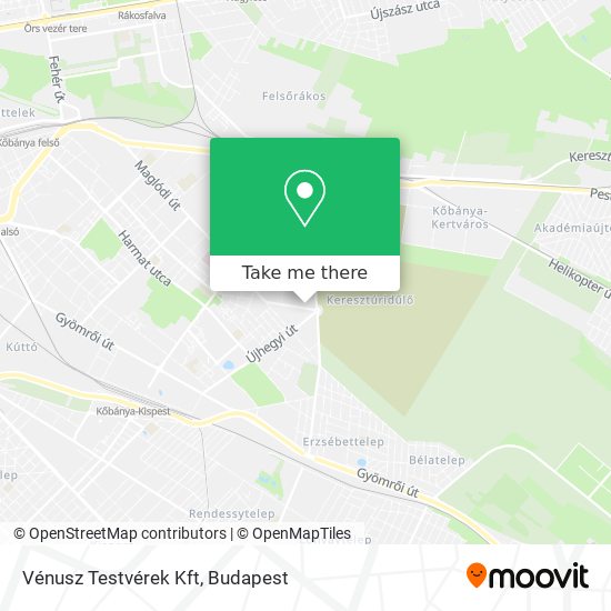 Vénusz Testvérek Kft map