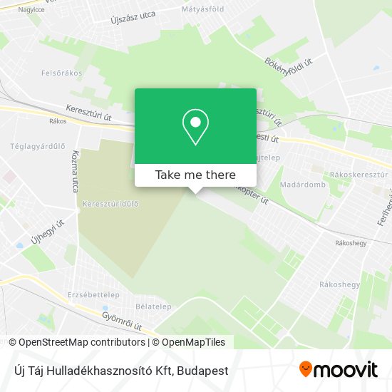 Új Táj Hulladékhasznosító Kft map