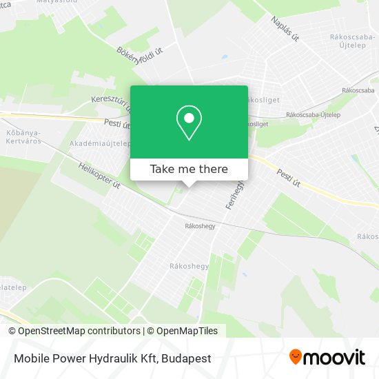 Mobile Power Hydraulik Kft map