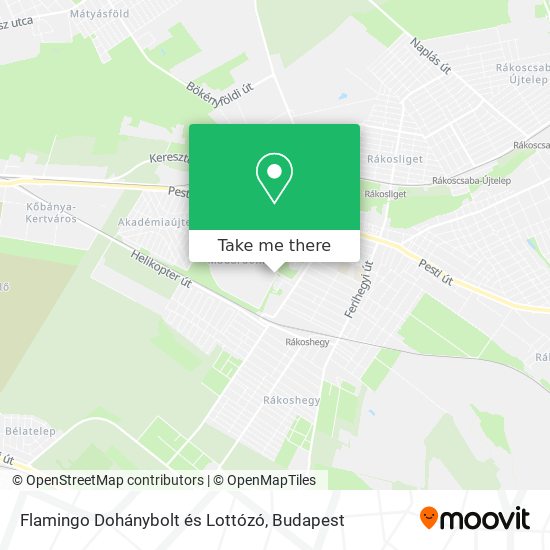 Flamingo Dohánybolt és Lottózó map