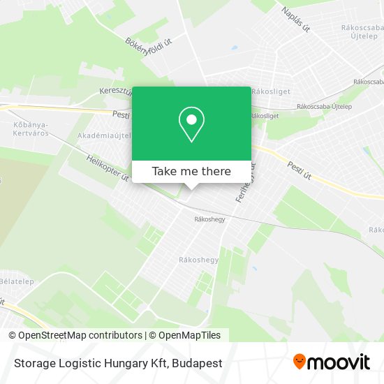 Storage Logistic Hungary Kft map