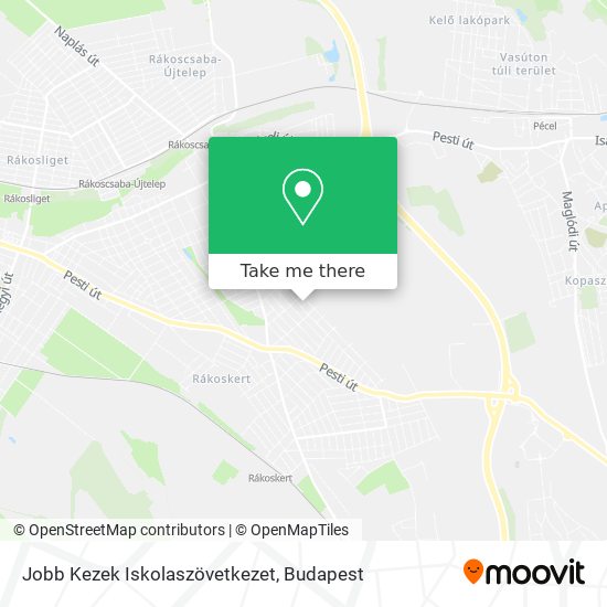 Jobb Kezek Iskolaszövetkezet map