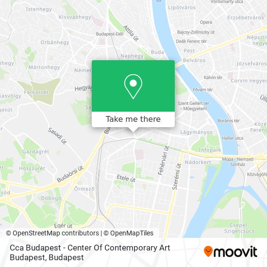 Cca Budapest - Center Of Contemporary Art Budapest map