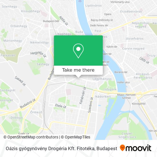 Oázis gyógynövény Drogéria Kft. Fitotéka map