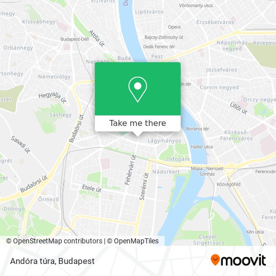 Andóra túra map