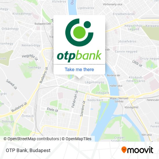 OTP Bank map