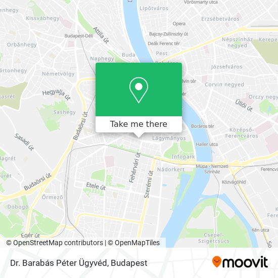 Dr. Barabás Péter Ügyvéd map