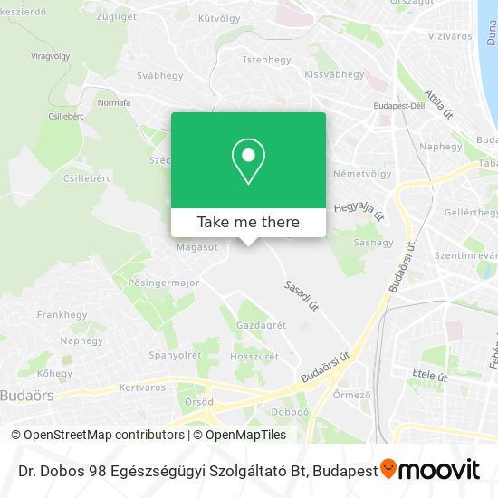 Dr. Dobos 98 Egészségügyi Szolgáltató Bt map