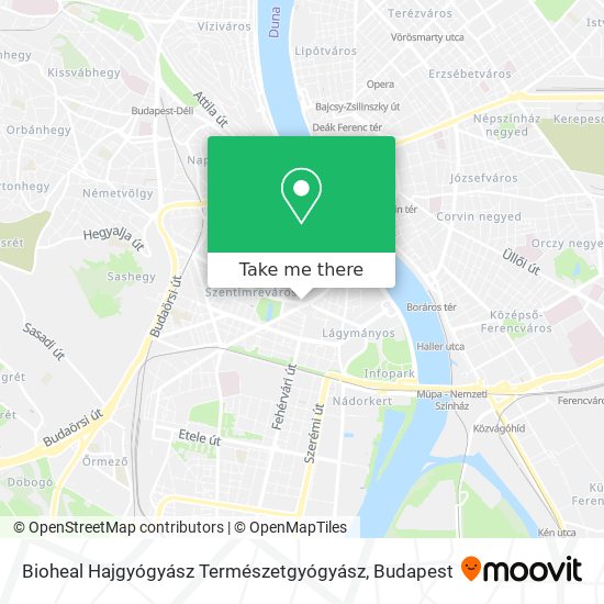 Bioheal Hajgyógyász Természetgyógyász map