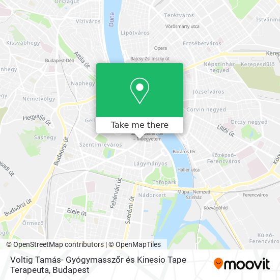 Voltig Tamás- Gyógymasszőr és Kinesio Tape Terapeuta map