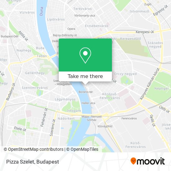 Pizza Szelet map