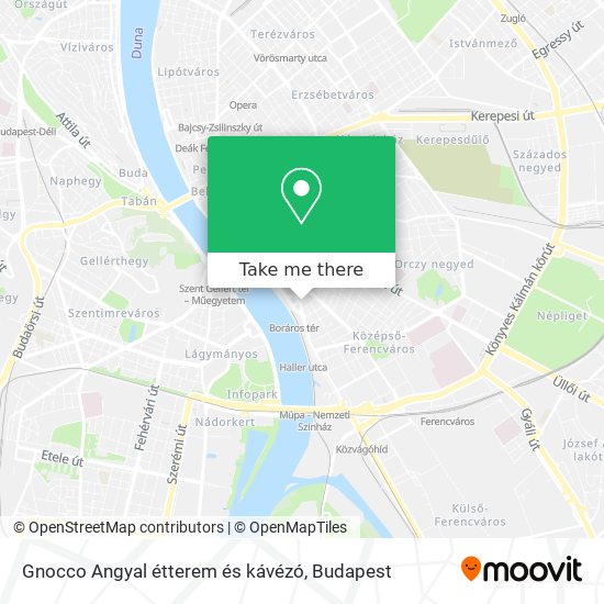 Gnocco Angyal étterem és kávézó map