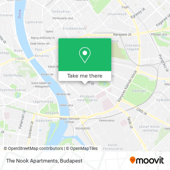 The Nook Apartments map