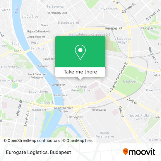 Eurogate Logistics map
