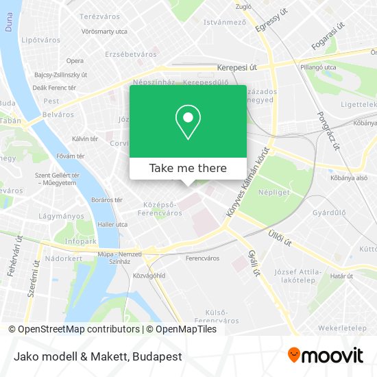 Jako modell & Makett map