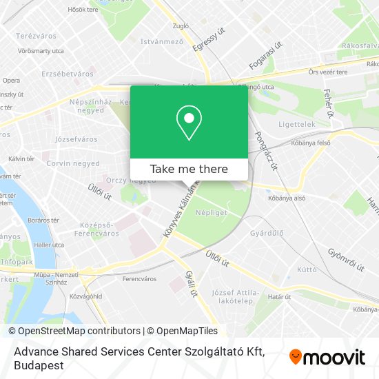 Advance Shared Services Center Szolgáltató Kft map