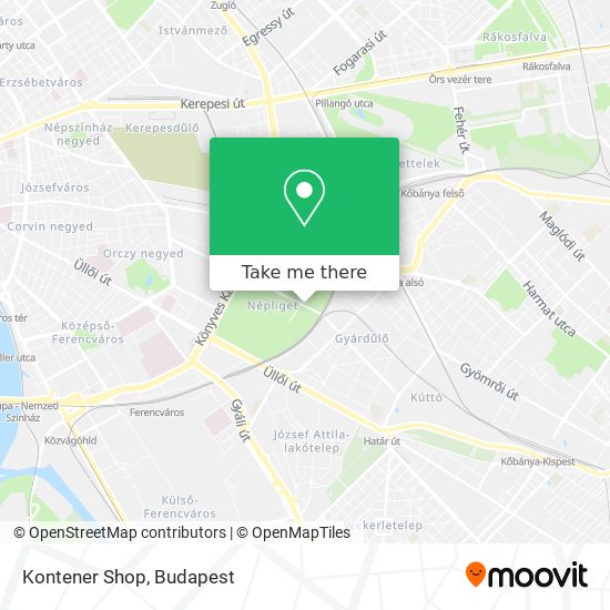 Kontener Shop map