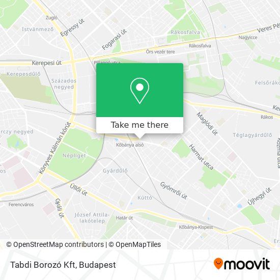 Tabdi Borozó Kft map