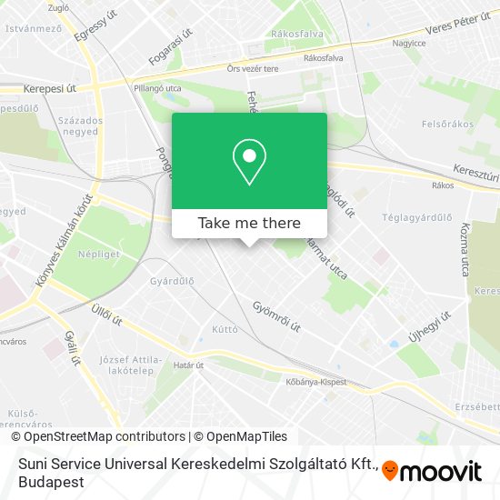 Suni Service Universal Kereskedelmi Szolgáltató Kft. map