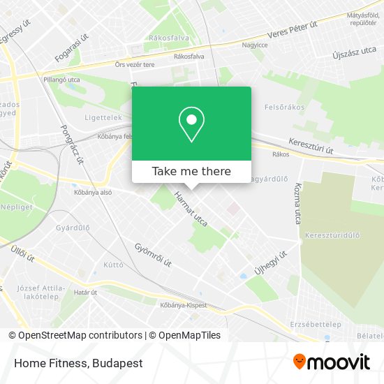 Home Fitness map