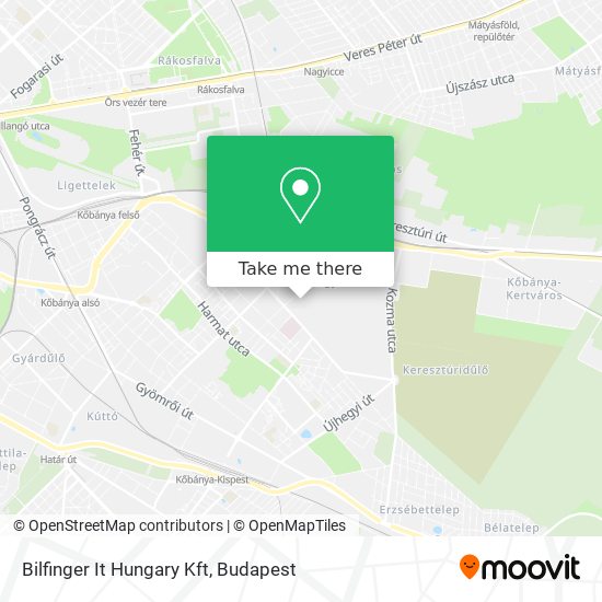 Bilfinger It Hungary Kft map