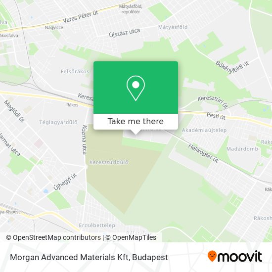 Morgan Advanced Materials Kft map