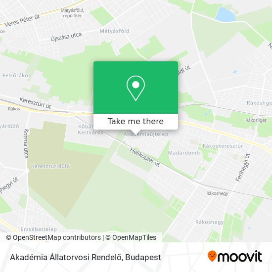 Akadémia Állatorvosi Rendelő map