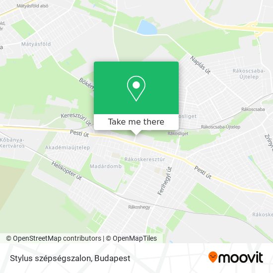 Stylus szépségszalon map