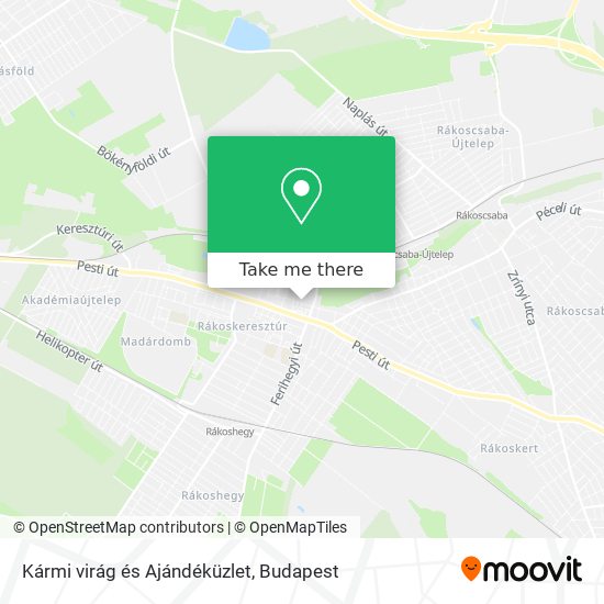 Kármi virág és Ajándéküzlet map