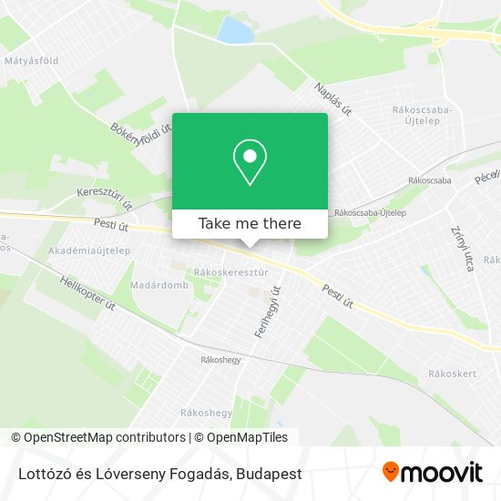 Lottózó és Lóverseny Fogadás map