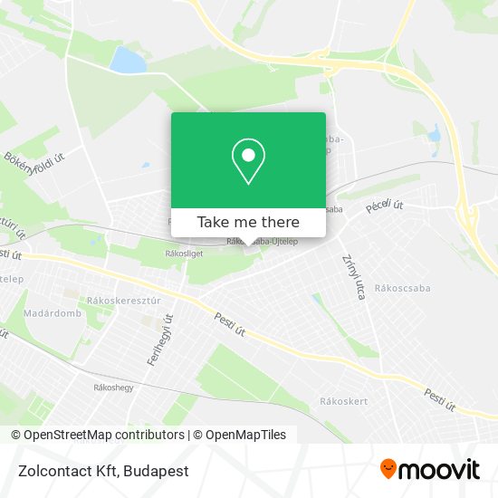 Zolcontact Kft map