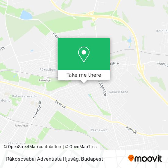 Rákoscsabai Adventista Ifjúság map