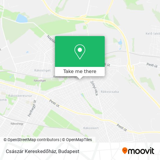 Császár Kereskedőház map