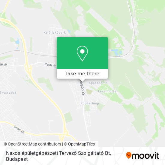 Naxos épületgépészeti Tervező Szolgáltató Bt map