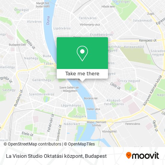 La Vision Studio Oktatási központ map