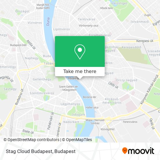 Stag Cloud Budapest map