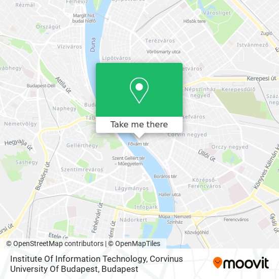 Institute Of Information Technology, Corvinus University Of Budapest map