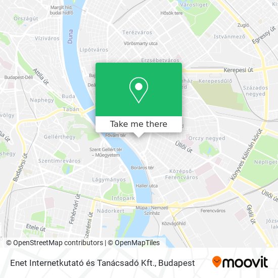 Enet Internetkutató és Tanácsadó Kft. map